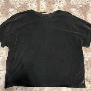 Free People Oversized XS Charcoal Tee